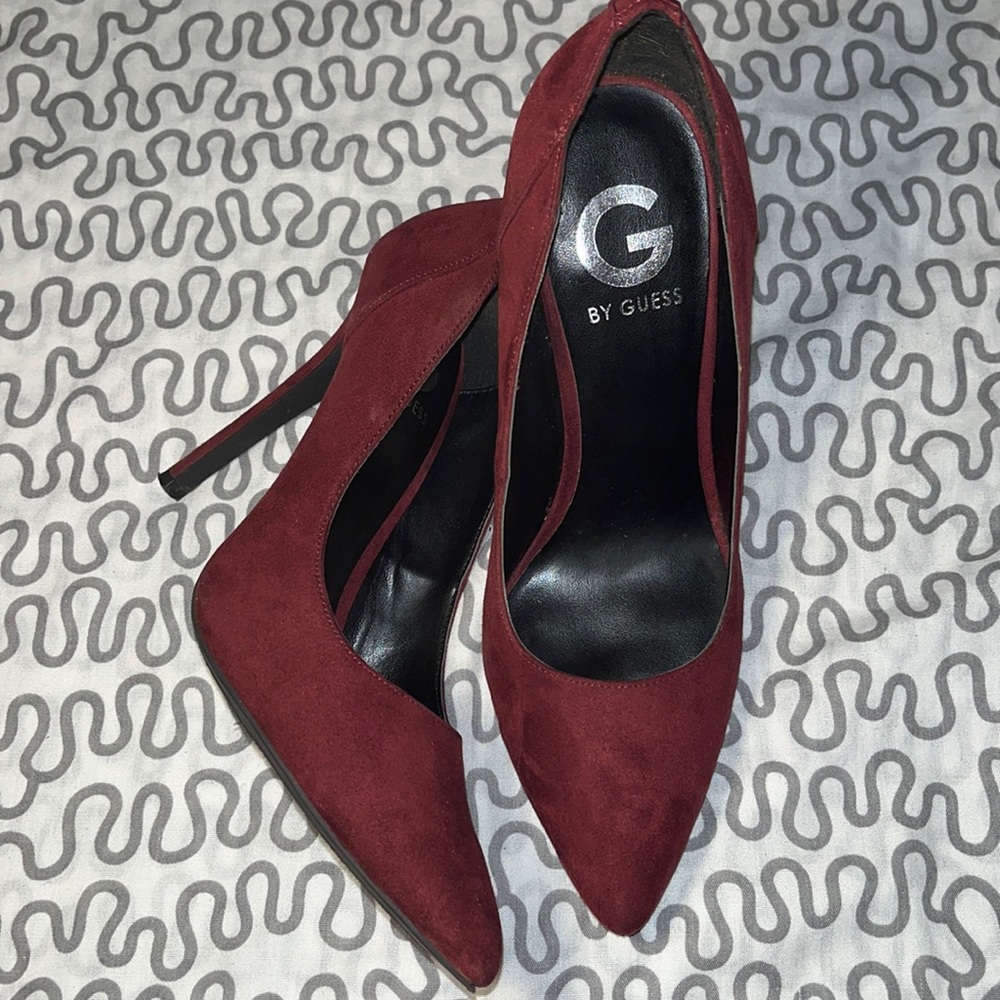 Burgundy Guess Heels